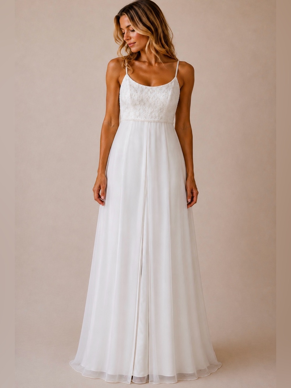 VNTG Wedding Dress late 1990s - early 2000s